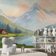 Kids Bedroom Mural Mountain Escape - Wallmotif.com