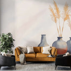 Elegant Pampas Grass Wall Mural - Modern Bedroom Decor