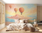 Hot Air Balloon Wall Mural for Nursery and Kids Rooms - Wallmotif.com