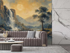 Stunning Waterfall Landscape Wall Mural - Nature Art for Living Room Decor