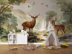 Enchanted Wallpaper Forest Deer Wall Mural