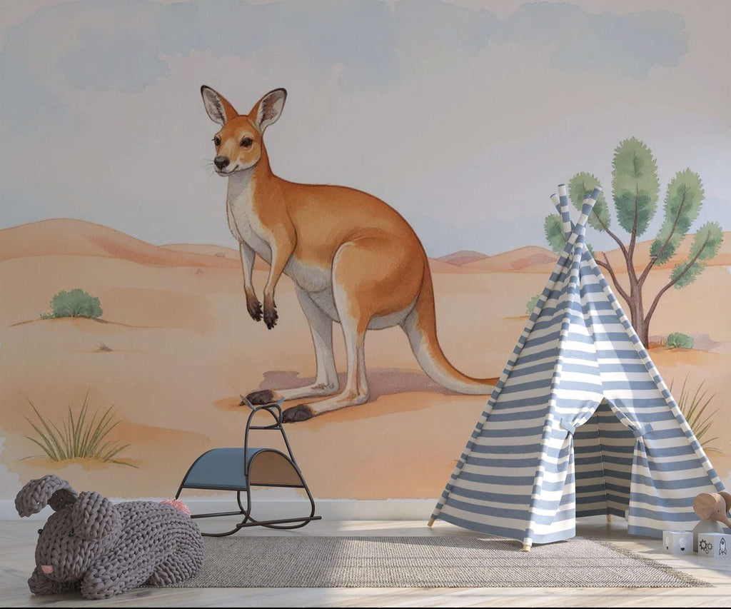 Kangaroo Wall Mural