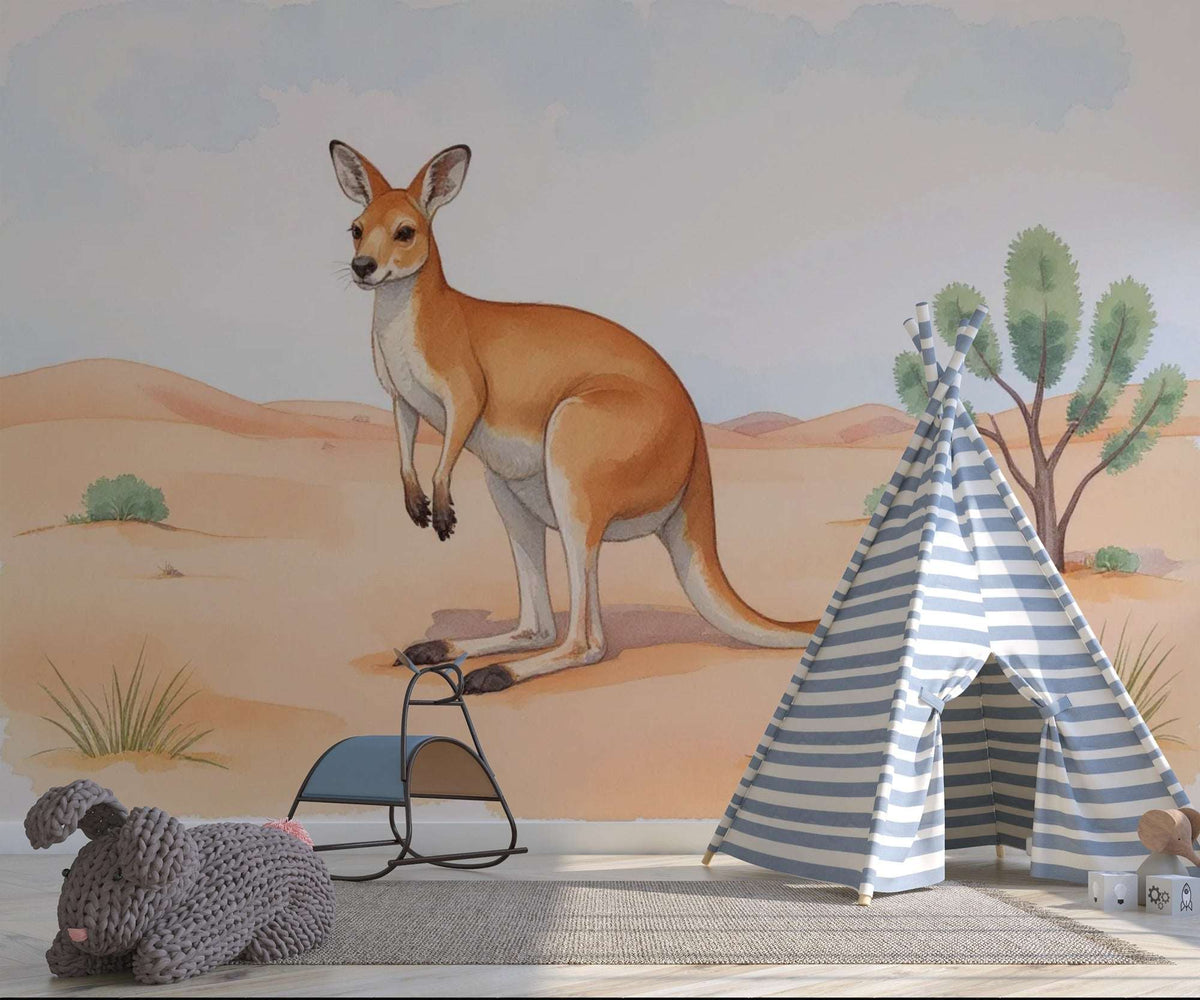 Kangaroo Wall Mural